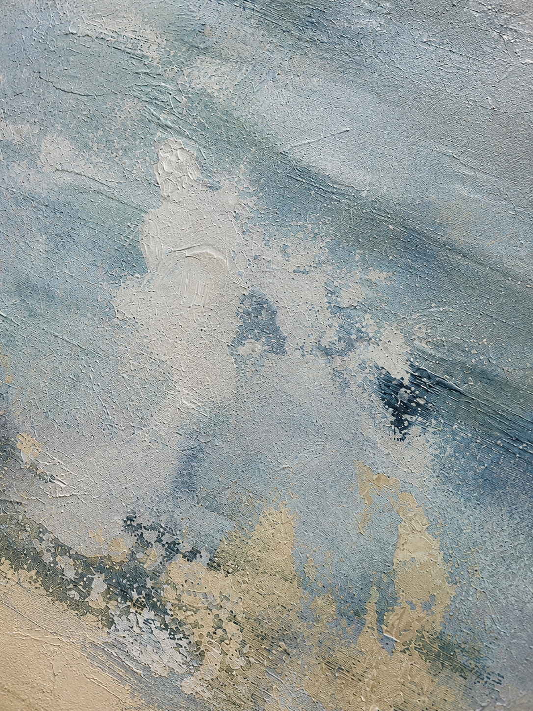 Wall Art Whispered Terrain in Coastal Mist