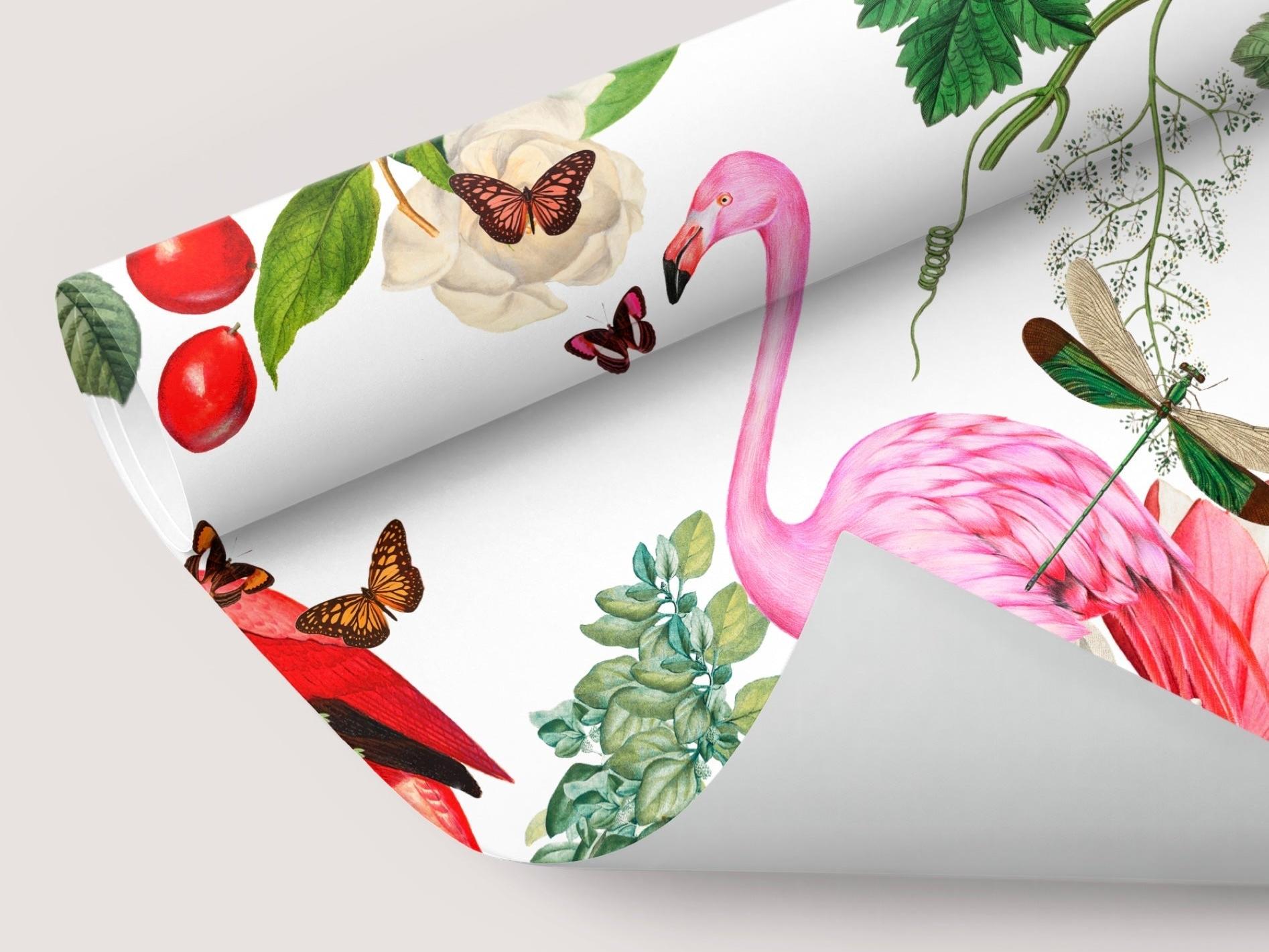 Wallpaper Flamingo Paradise-Sky