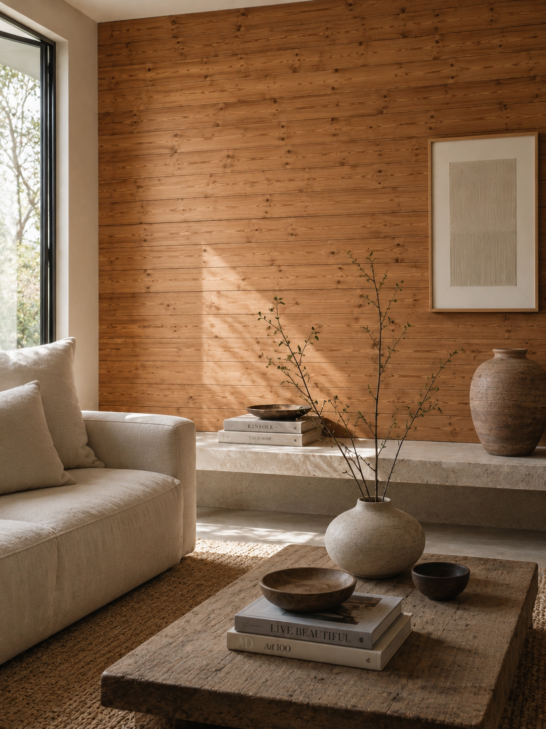 Wallpaper Nordic Timberland In Honey Oak