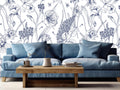 Wallpaper Frozen Florals
