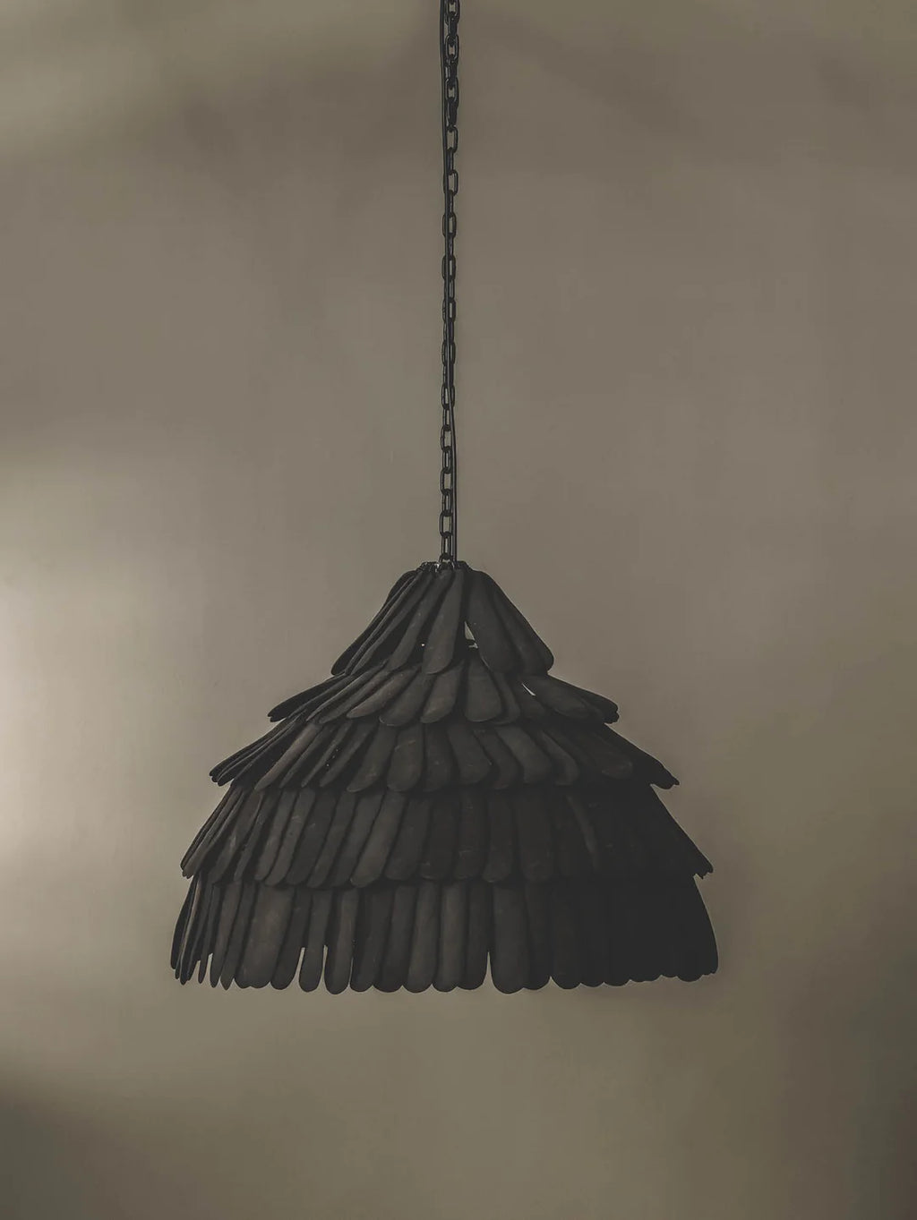 Ophelia Pendant in Coal