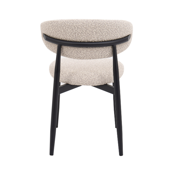 Lucien Dining Chair - Stone Cream Bouclé