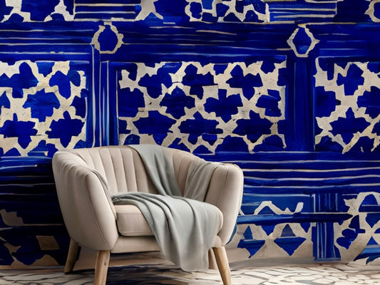 Wallpaper Moroccan Ivory and Ink