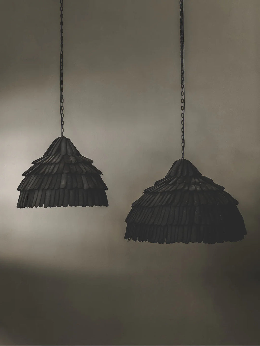 Ophelia Pendant in Coal