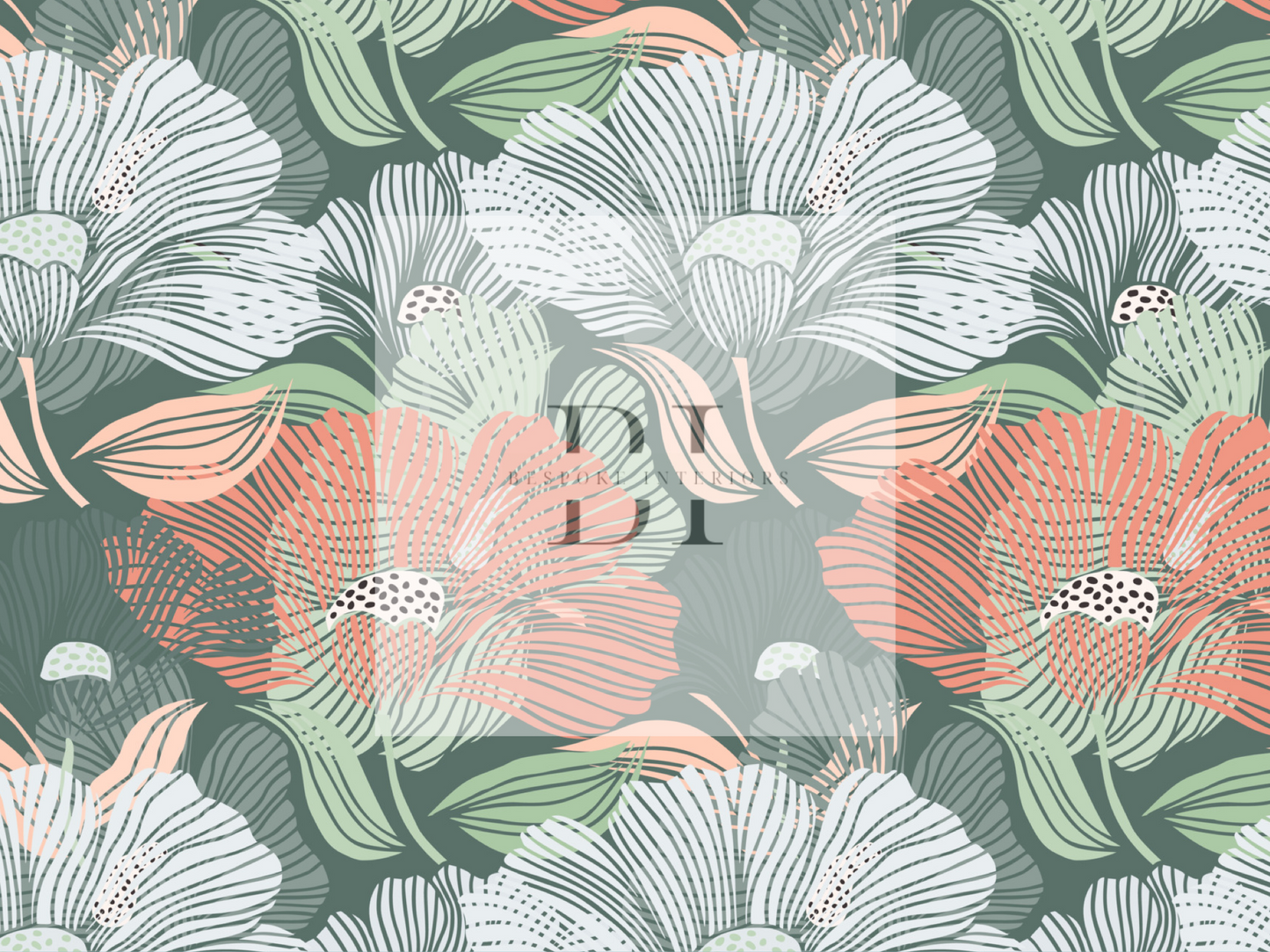 Wallpaper Passionate Floral