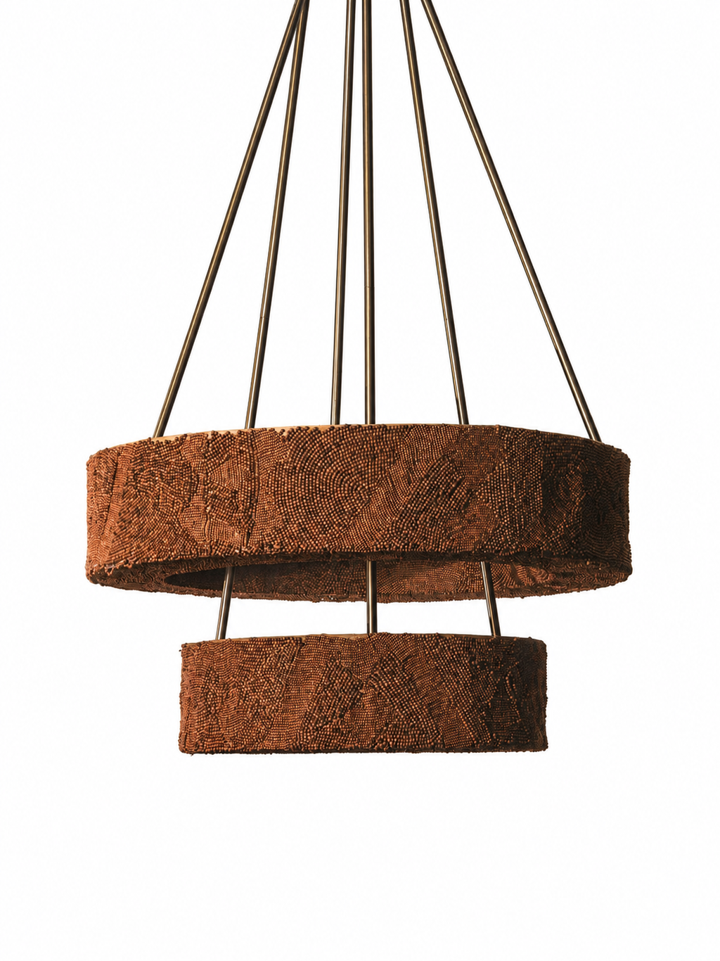 Frontier Chandelier in Pecan