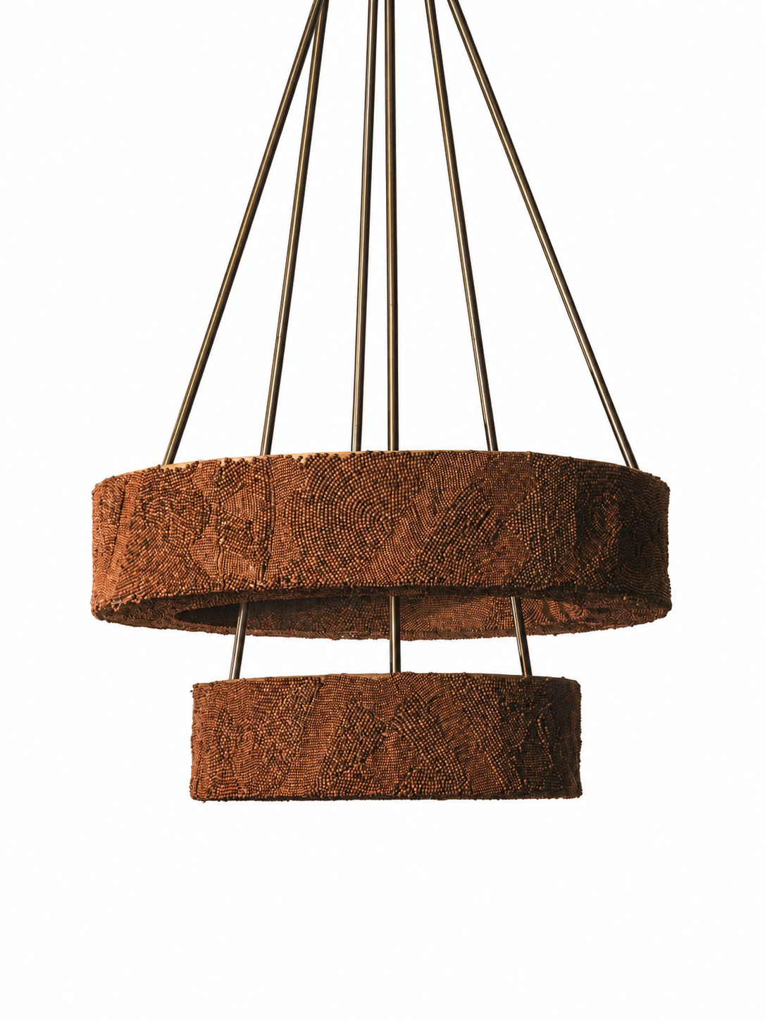 Frontier Chandelier in Pecan