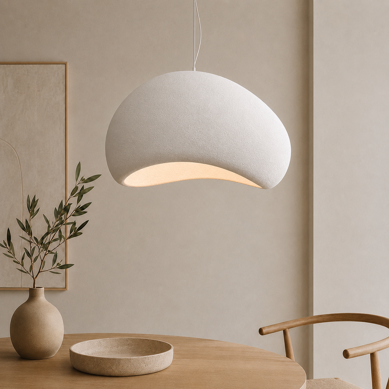 Spazio Cloud Pendant 800mm - White