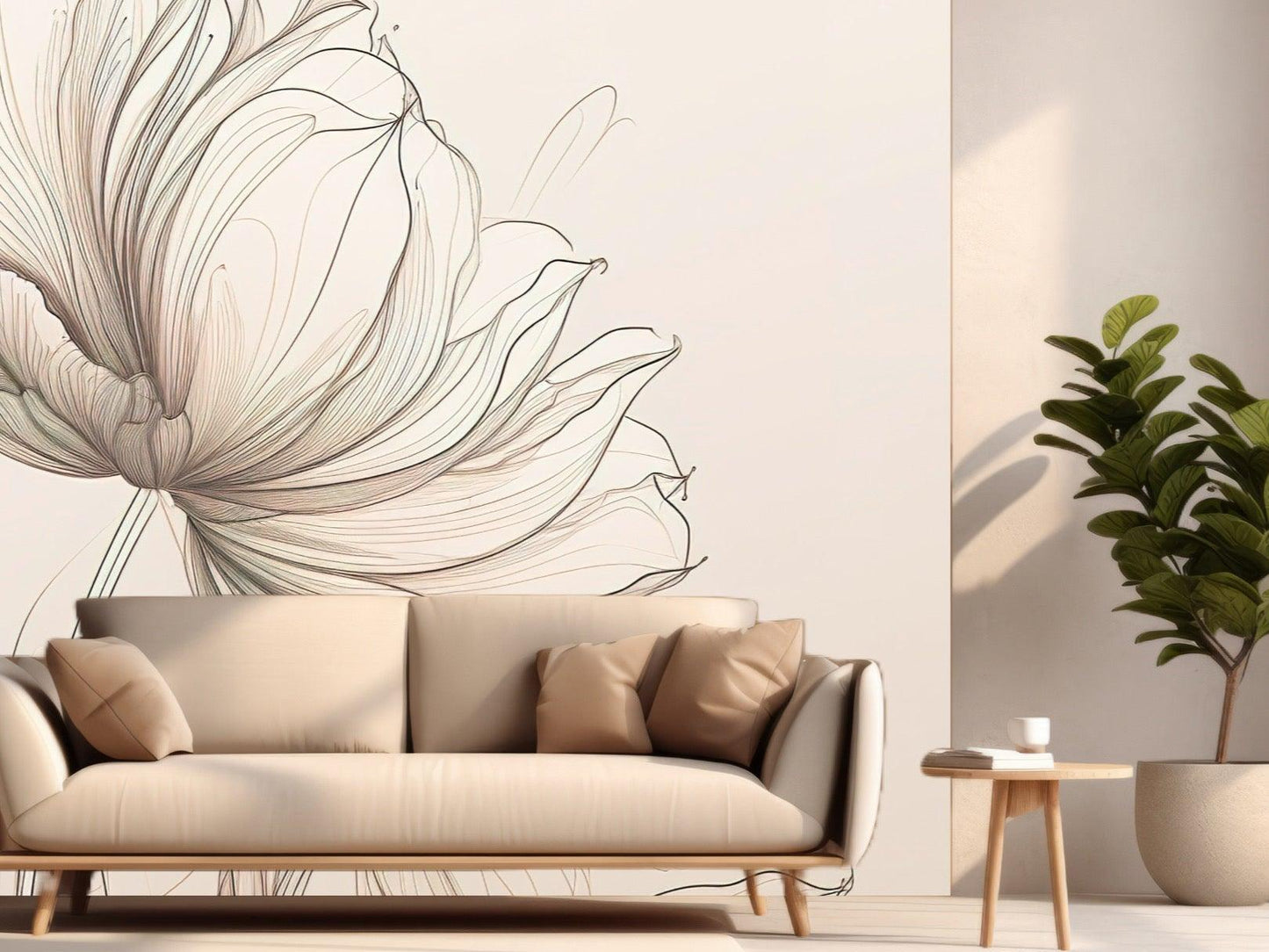 Wallpaper Floral Early Bloom