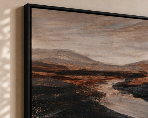 Framed Wall Art Silent Valley in Earthfire