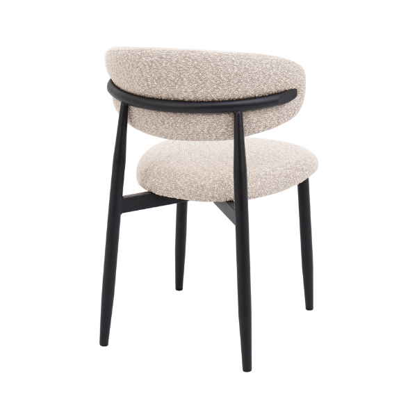 Lucien Dining Chair - Stone Cream Bouclé