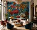 Wallpaper Bloom Noir in Royal Garden
