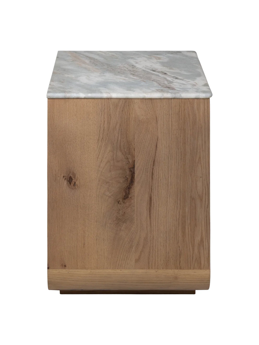 Portland Marble Nightstand in Cumin