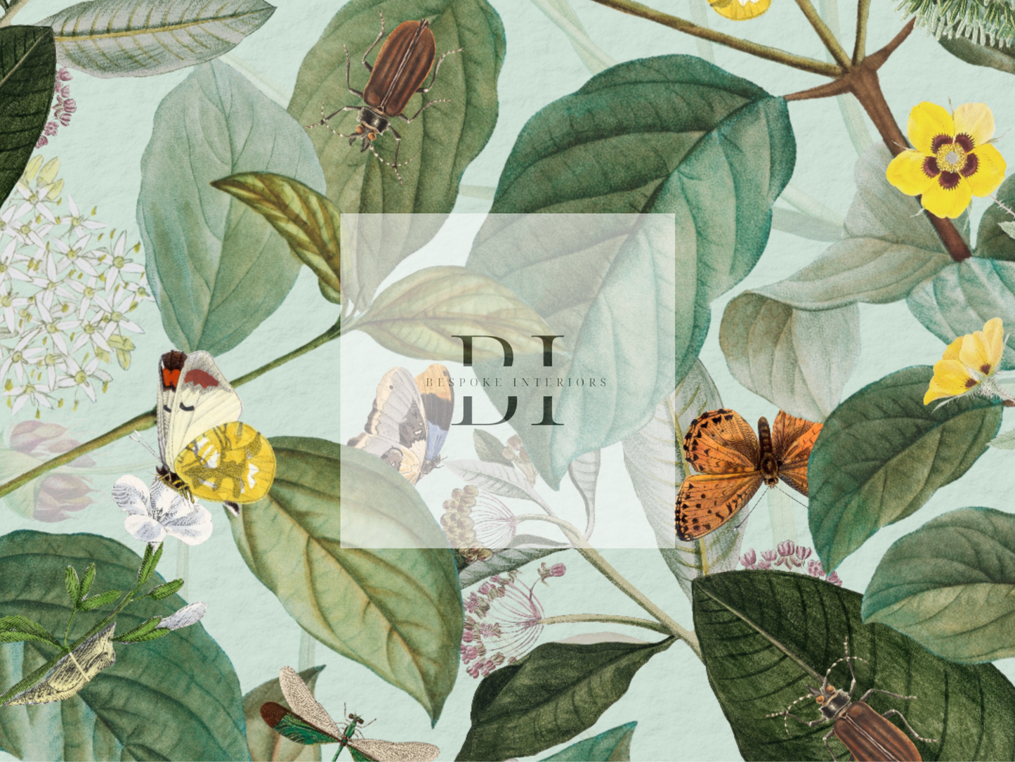 Wallpaper Bloom mint background