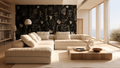 Wallpaper Gathered in Carbon & Petal