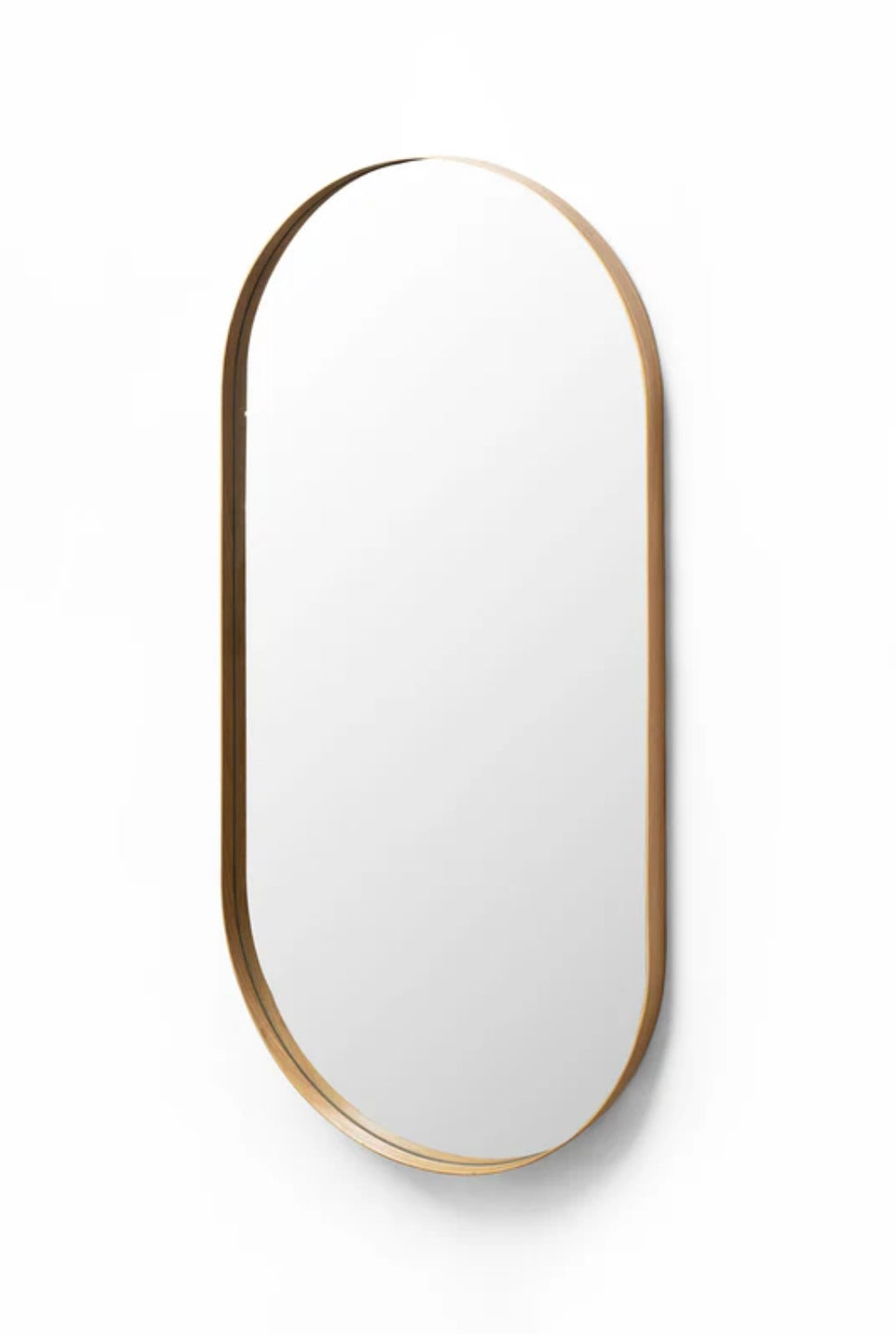 Pill Oak Mirror - Deep Frame