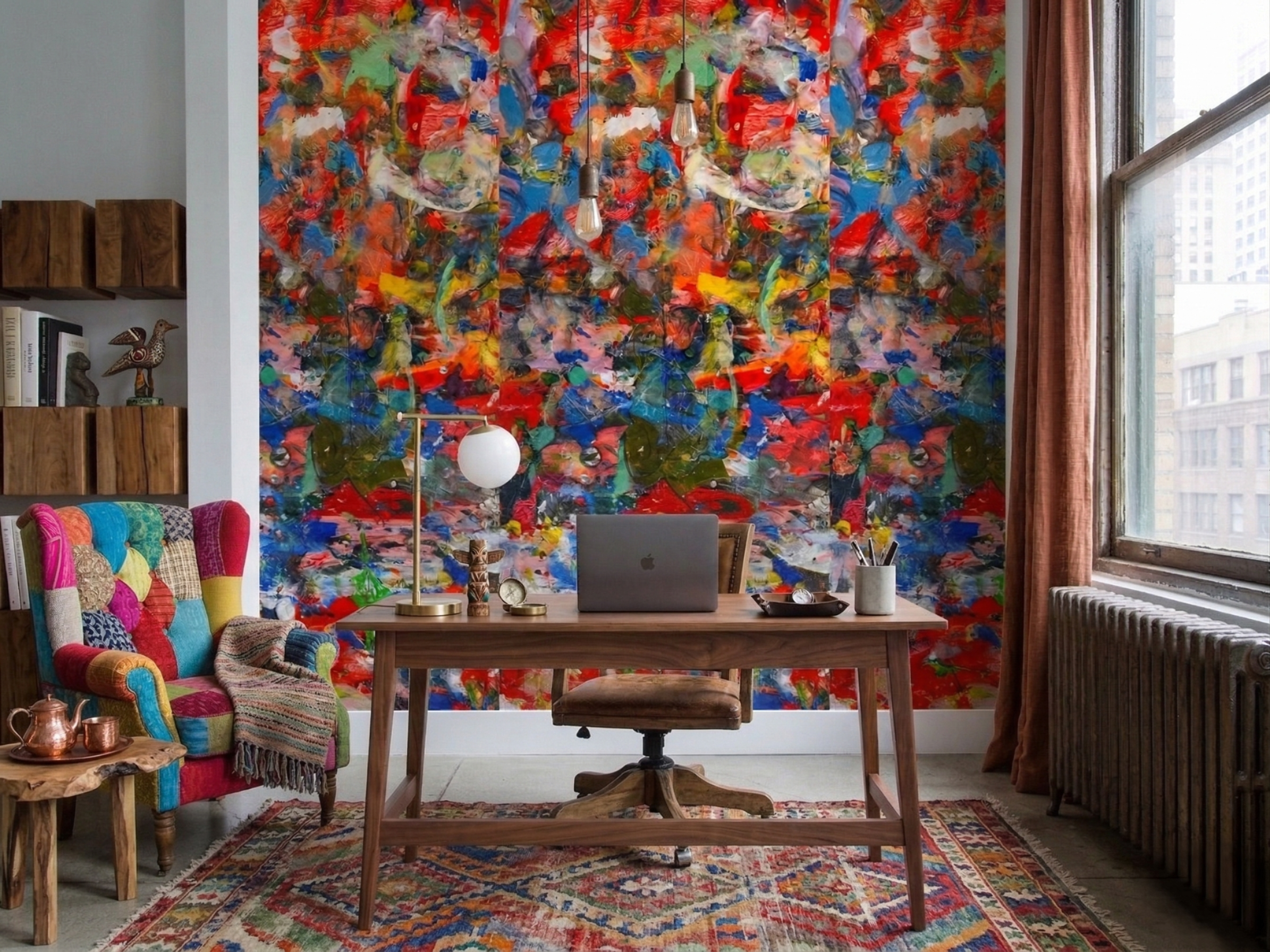Wallpaper colour overload