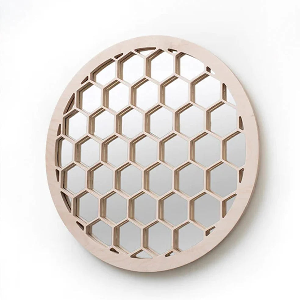 Honeycomb Mirror Round