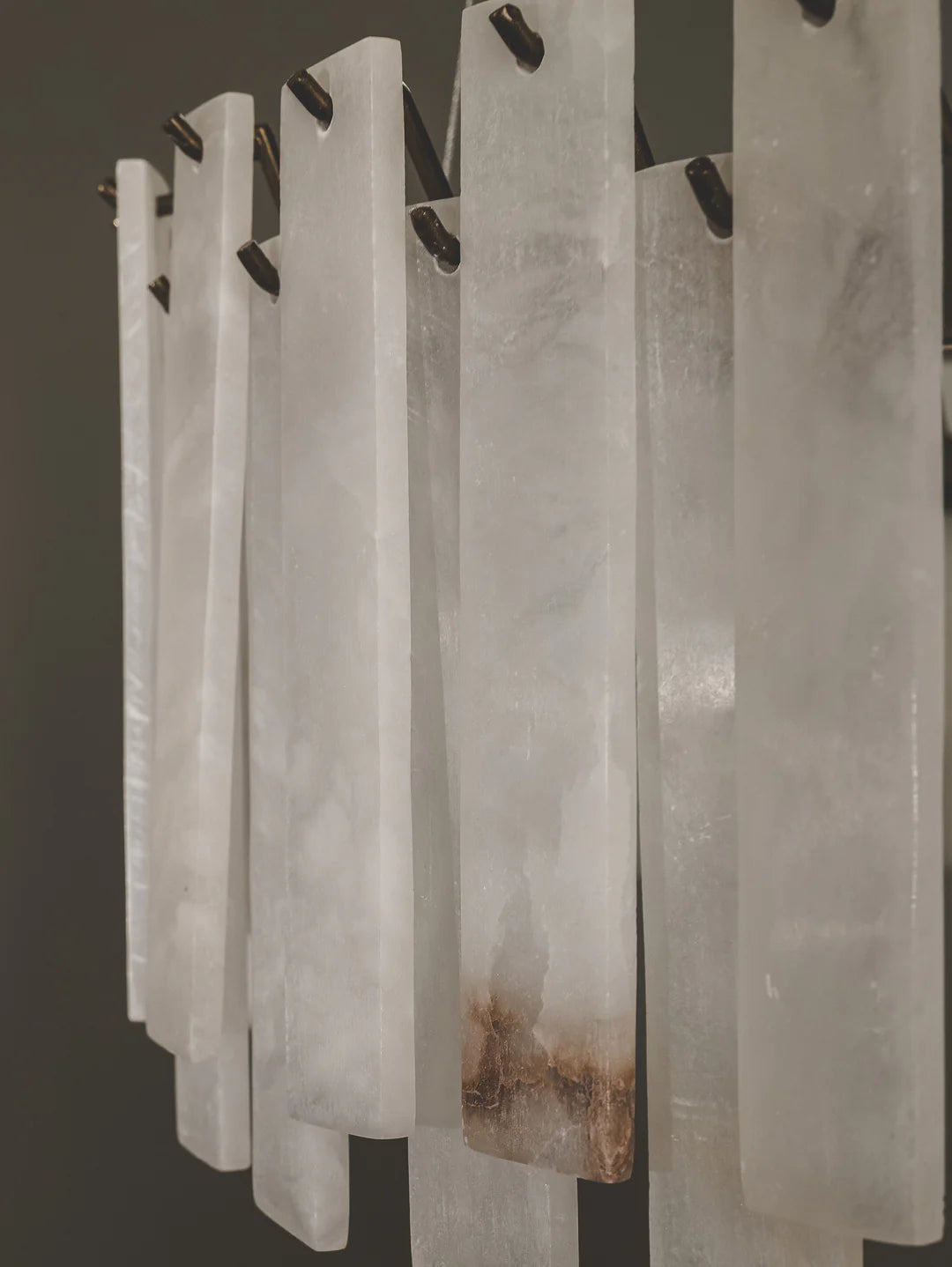 Alabaster Chandelier in Pure