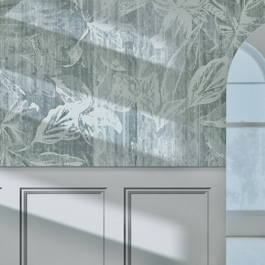Panelled Wallpaper Scandi Meadow Flowers