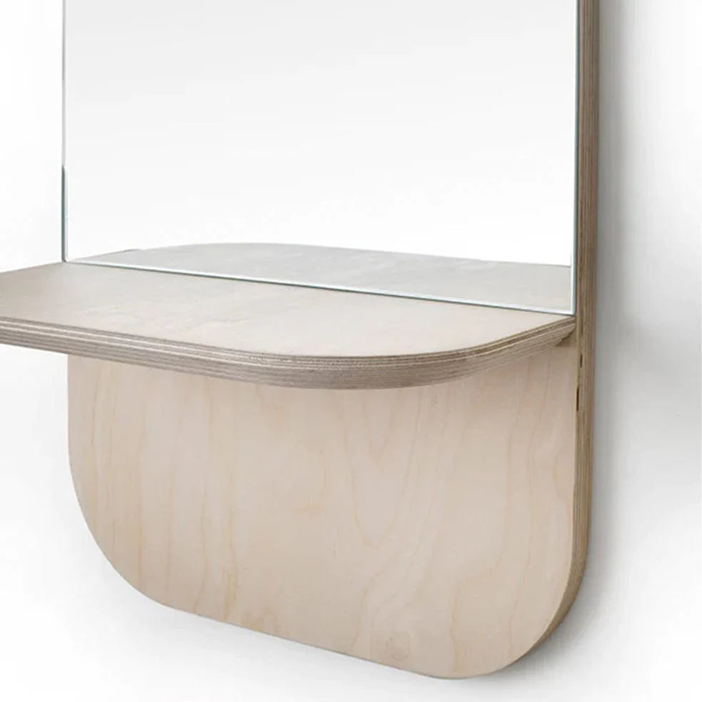 Birch Shelf Mirror Vertical