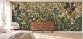 Wild flower meadow in sage and ivory