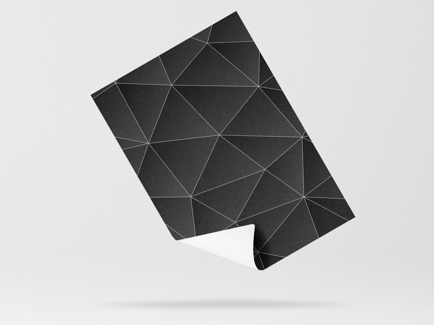 Wallpaper 3D Black Triangle