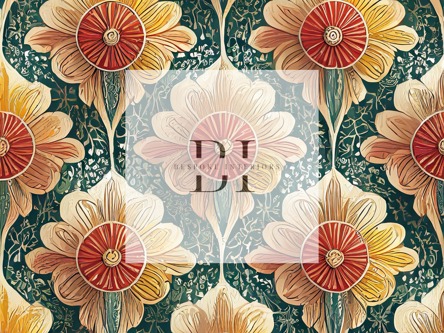 Wallpaper Moroccan Sun Flower