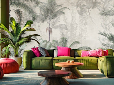 Wallpaper Foggy Forest