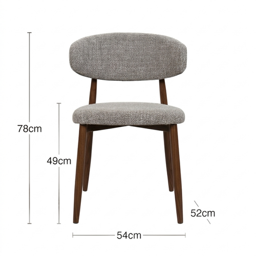 Lucien Dining Chair - Chocolate