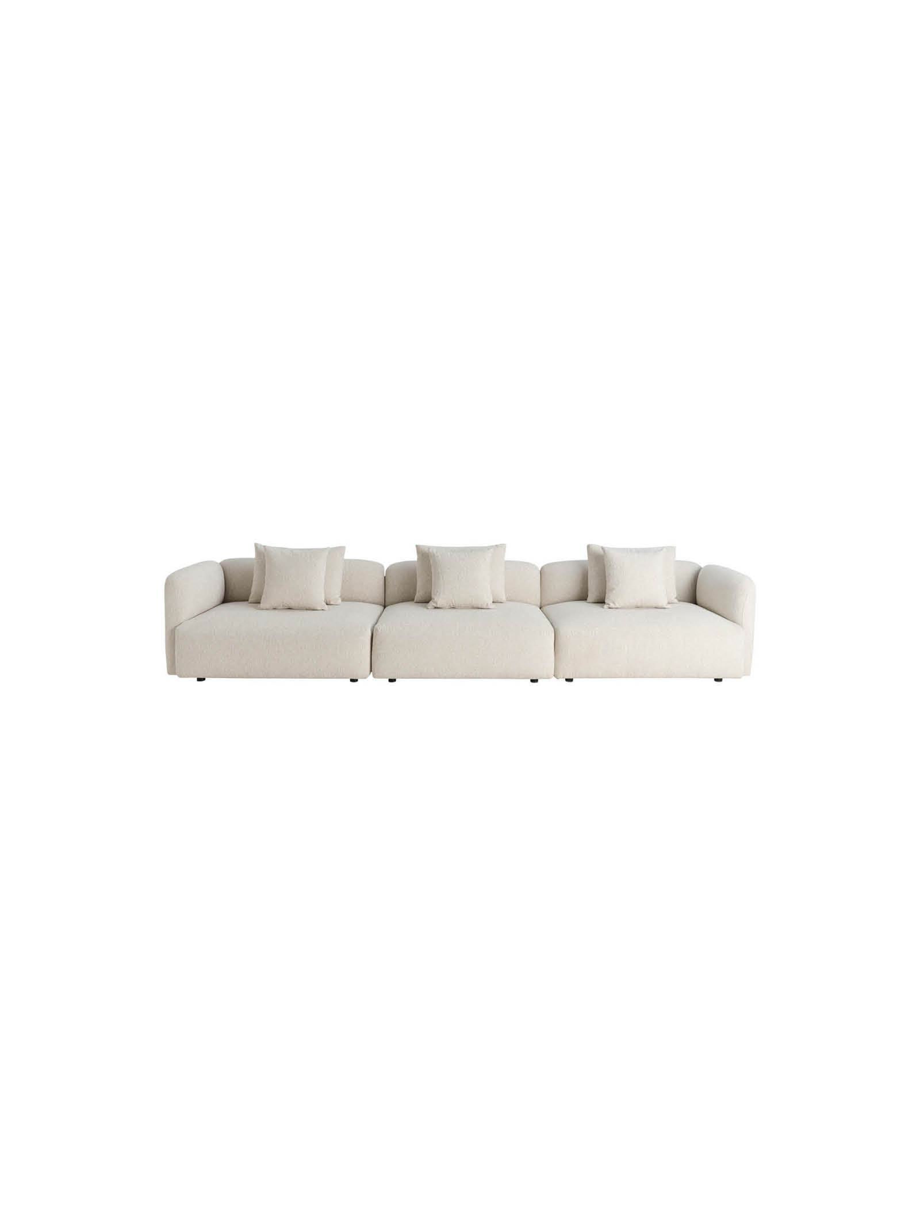 Aluna Modular Sofa Set in Cloud