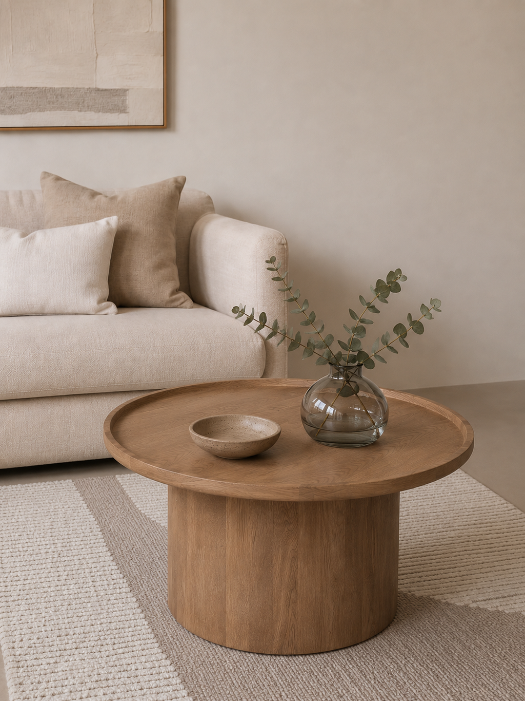 Maurula Oak Coffee Table in Cumin