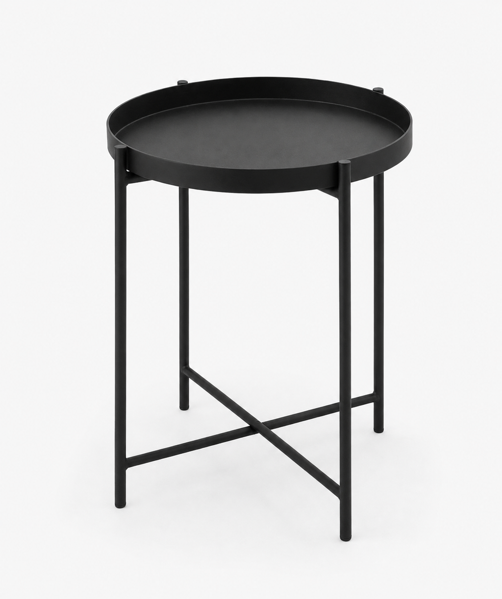 Noiré Side Table in Pepper