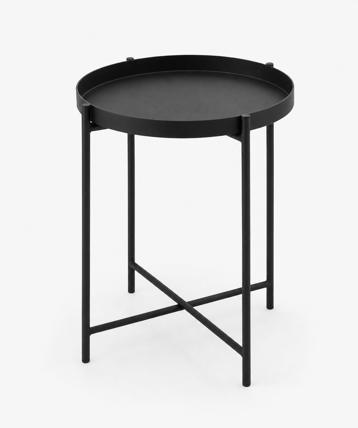 Noiré Side Table in Pepper