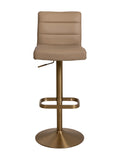 Shelby Leather Adjustable Counter Chair
