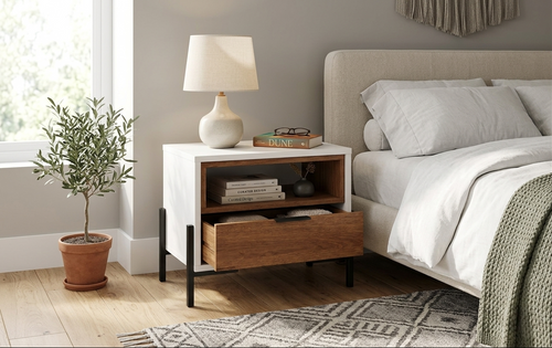 Agatha Oak Bedside Table