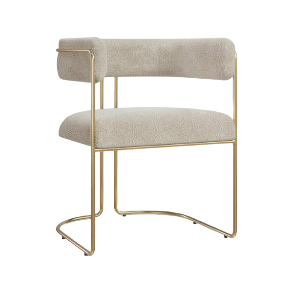 Jules Chair BRUSHED Brass Frame