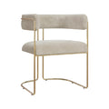 Jules Chair BRUSHED Brass Frame
