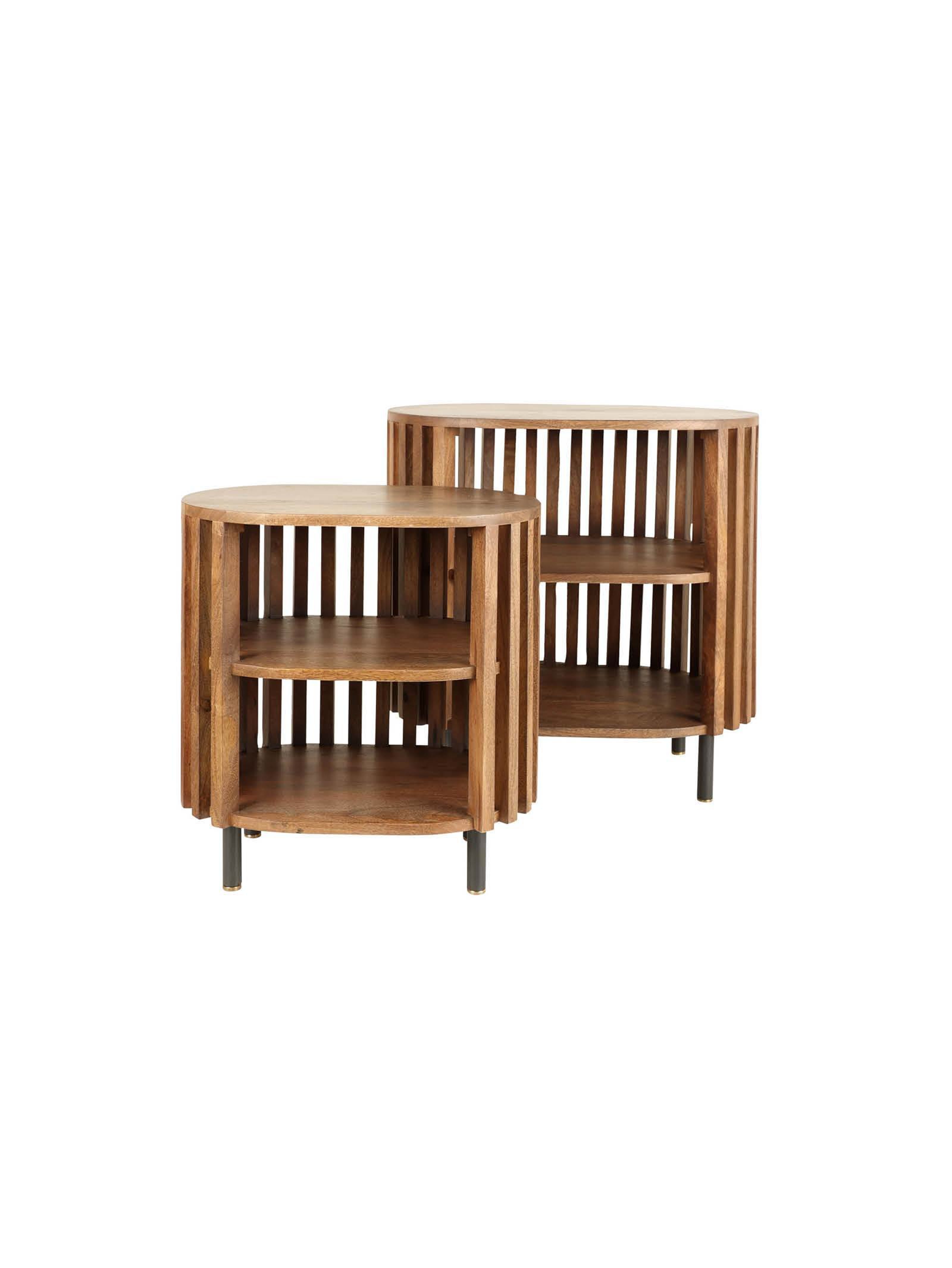 Swedish Nightstand - Nutmeg