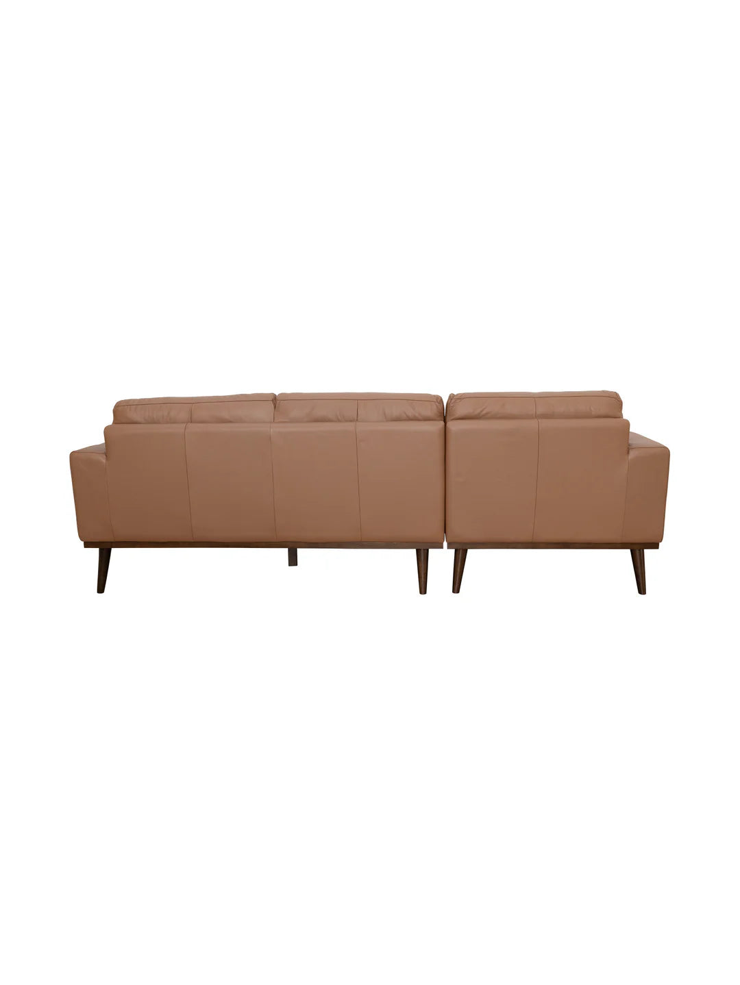 Enzo Chaise Sofa in Tan