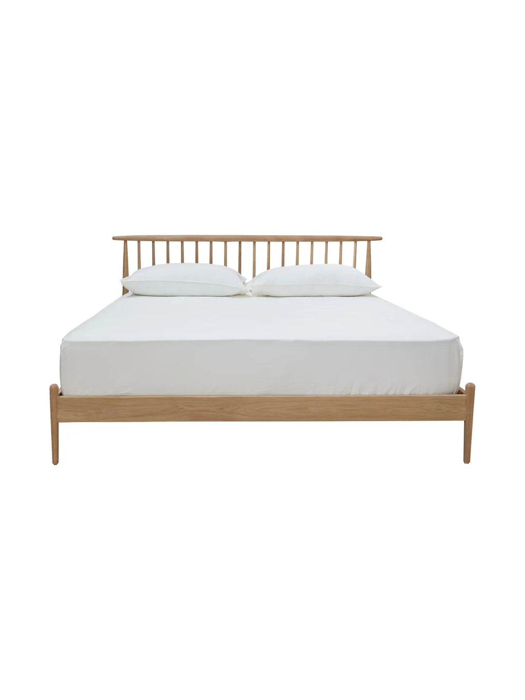 Fjord Oak Bed Queen Extra Length Natura