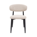 Lucien Dining Chair - Stone Cream Bouclé