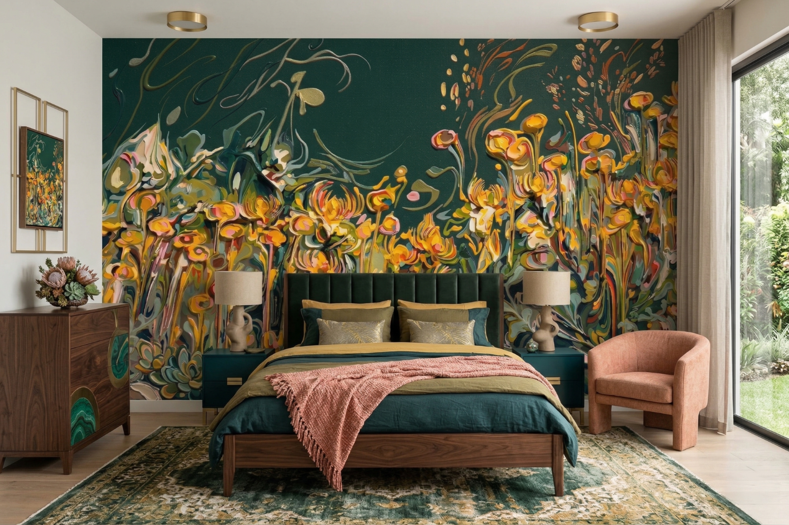 Wallpaper Velvet Fynbos Impasto