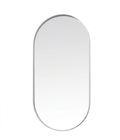 Deep Frame Pod Mirror - White