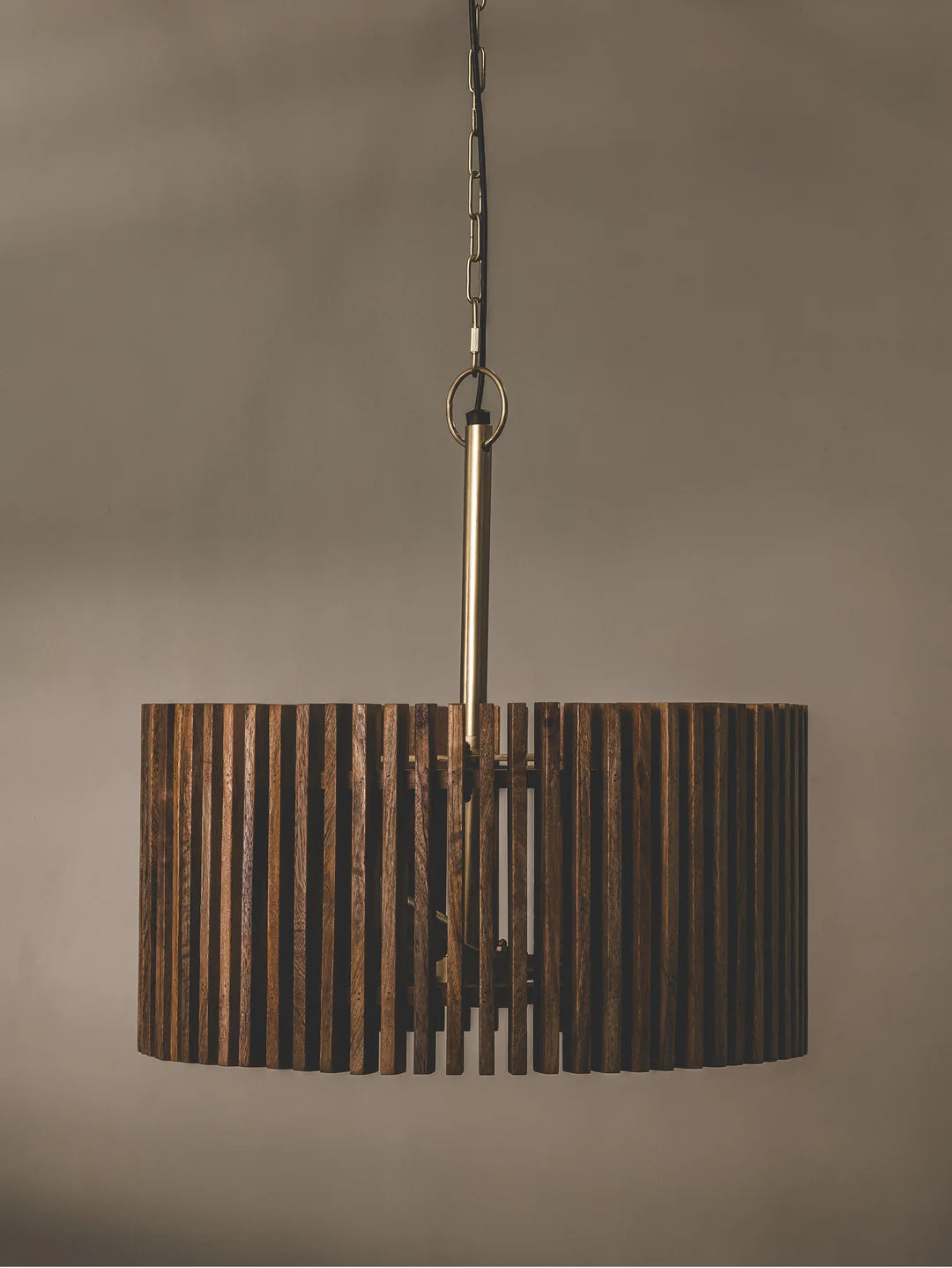 Pringle Wooden Pendant in Cinnamon