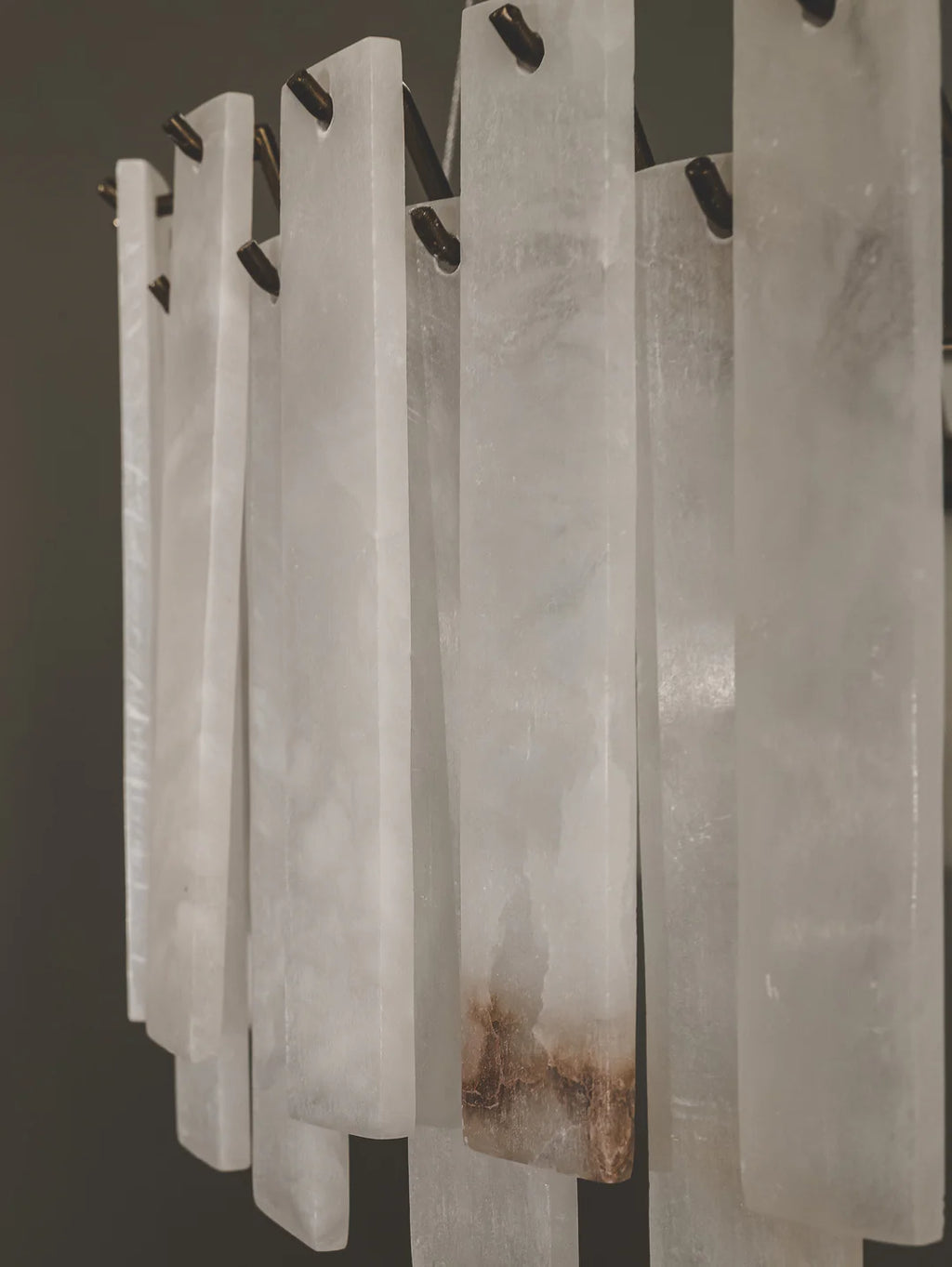 Alabaster Chandelier in Pure