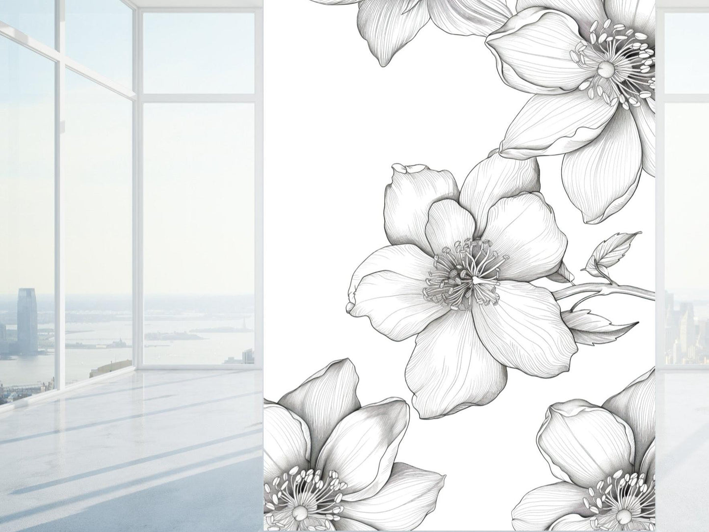 Wallpaper Floating Floral