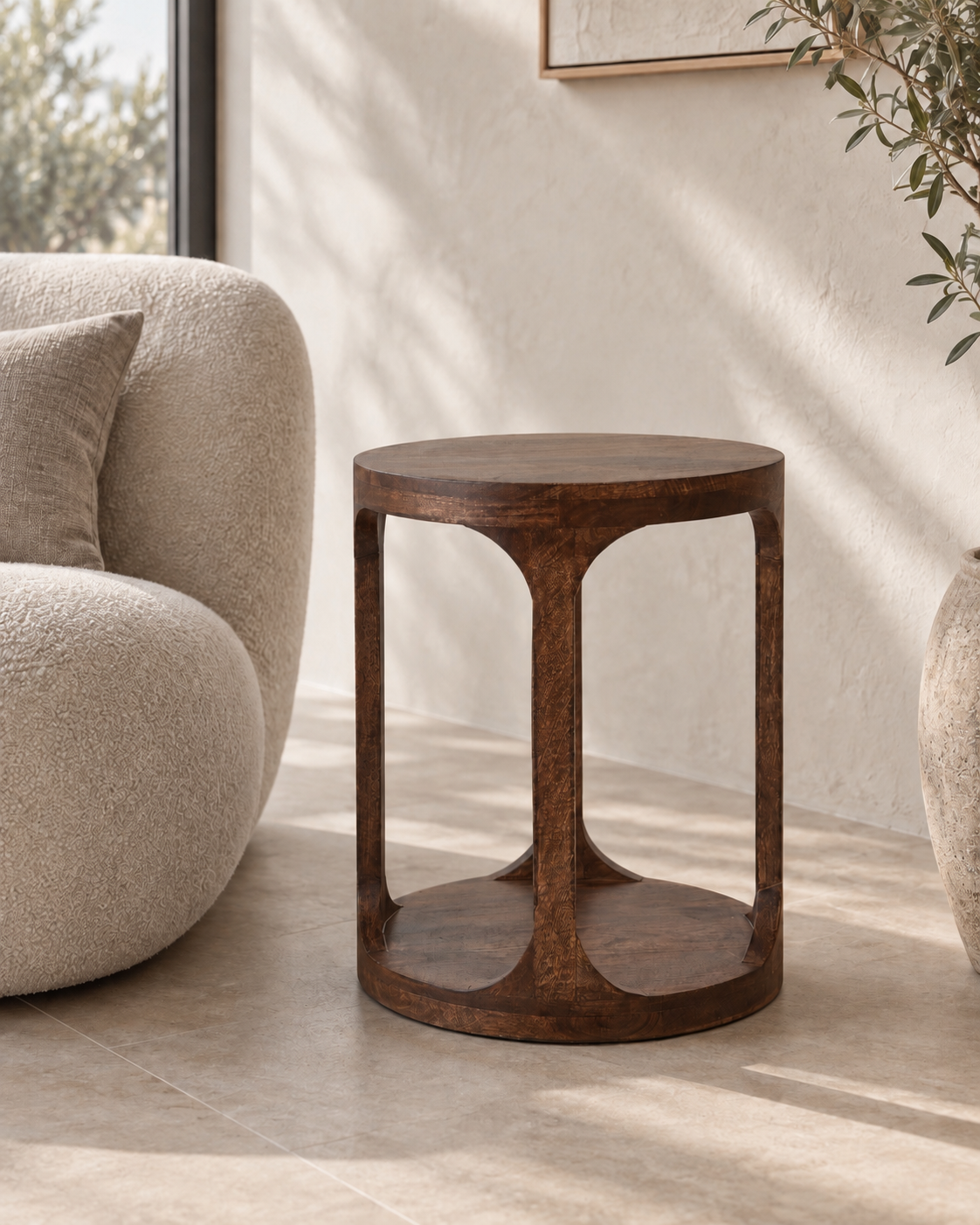 Willow Side Table in Toasted Almond