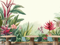 Wallpaper candy coated forest