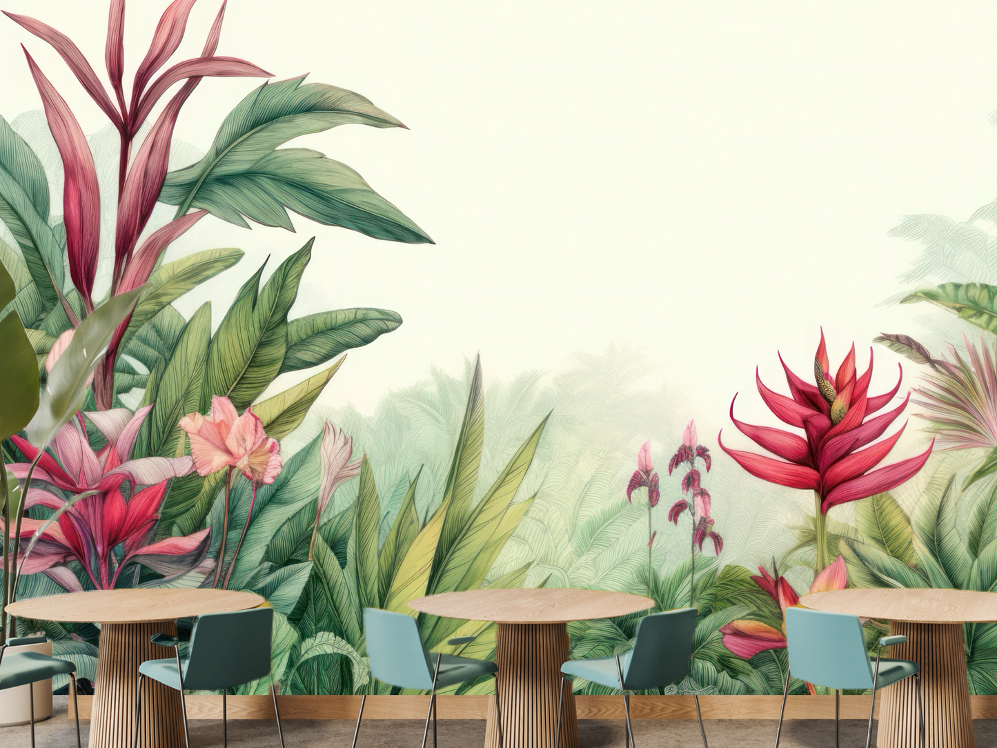 Wallpaper candy coated forest